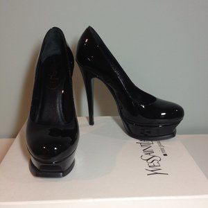YSL Tribute 105 pump in black patent leather New Condition
